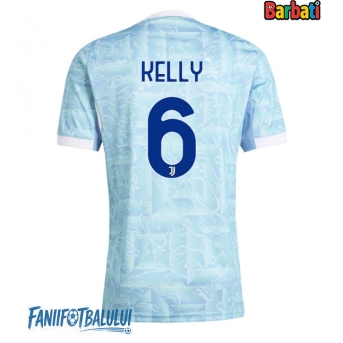 Juventus Lloyd Kelly #6 Tricou Fotbal Replică 2025-26 Barbati Deplasare